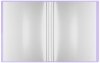 Album ofertowy 20 koszulek Haze, 14mm, z wewnętrzną kieszonką, turkusowo-liliowy, Berlingo